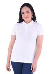 PROUD basic colorful polo white