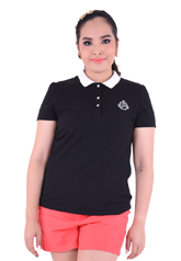 PROUD basic colorful polo black